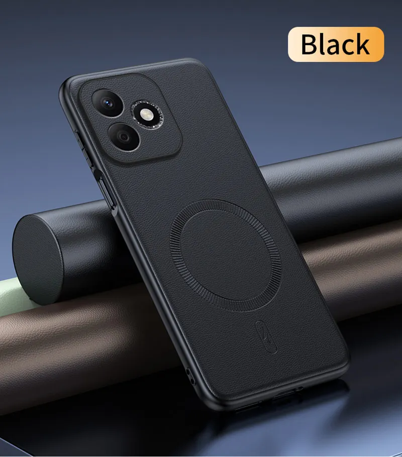 Für Honor 600 lite Hülle Magnetische Leder-Schutzhülle Anti-Fingerabdruck Rutschfeste PC+TPU Hülle Für Honor 600 lite – Detail 20