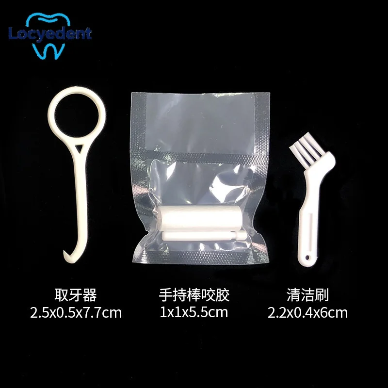 20pack Stealth Orthodontic Care Kit with Plastic Hook for Invisible Retainer Removal Dental Tool for Orthodontic Patients