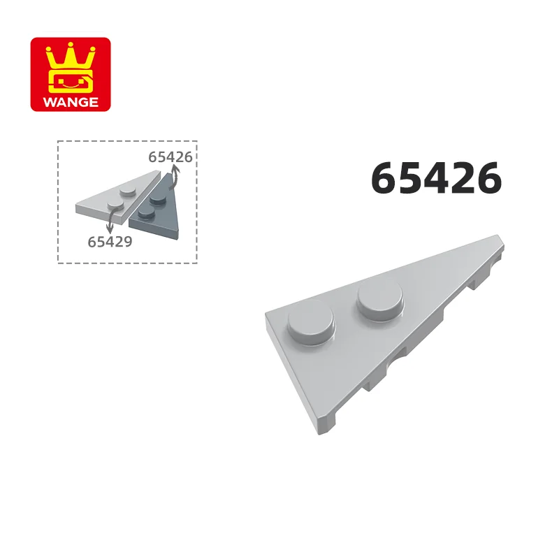 Weange187pcs/lot65426 لوحة إسفين لبنات البناء ، إكسسوارات ملونة moc ، متوافقة مع الطوب ، 2x4 ، diy ، لعبة