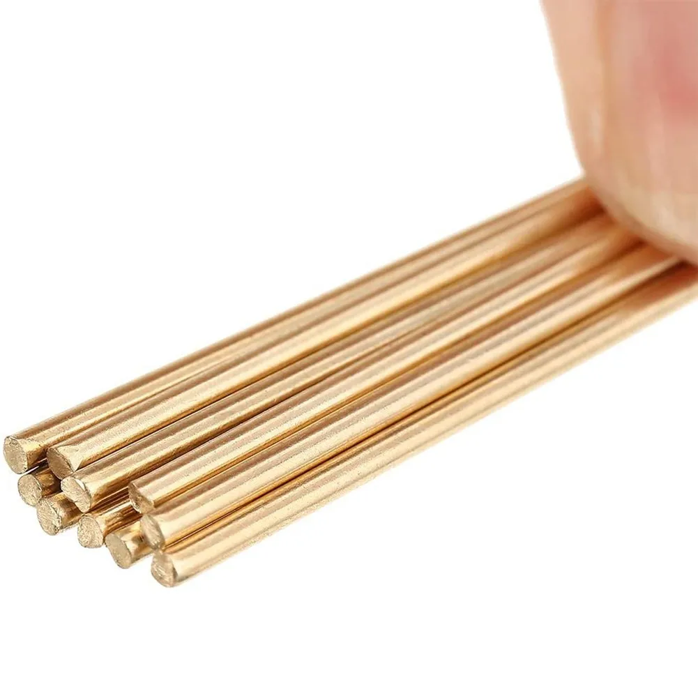 20pcs Brass Welding Rods 1 6mm Diameter 250mm Length for Use in Brazing Copper Steel and Carbide Cutting Tools