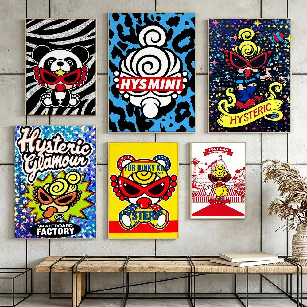 Brand Hysteric Mini Poster Poster HD Printing  Minimal Industrial Style Wall Art Home Decor For Bedroom Living Room Gift