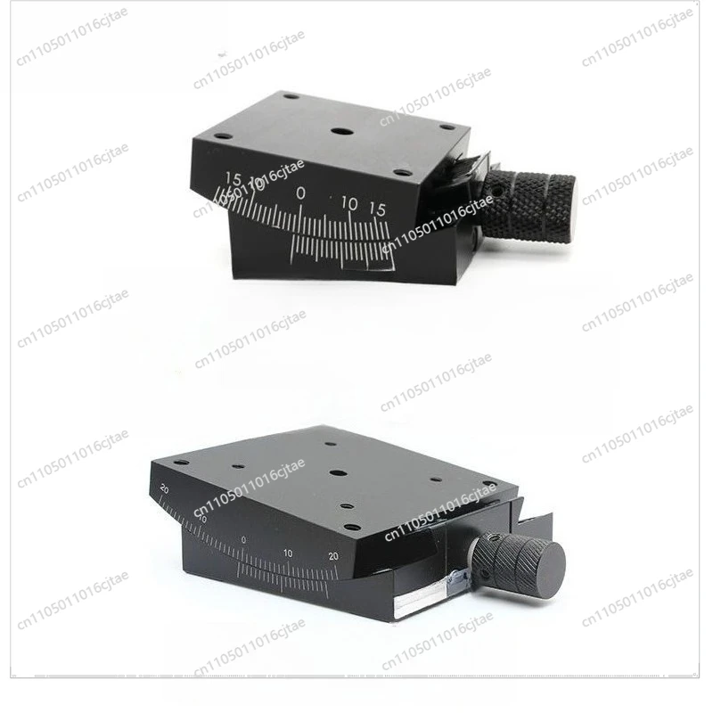 X-axis Angle Tilt Slide, Manual Curvature, Platform Fine-tuning, Positive and Negative Adjustment, 10° Goniometer GFG60/GFG40