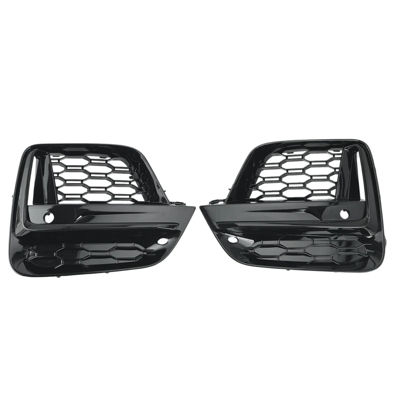 Car Front Fog Light Lamp Cover Grille Trim For BMW- X3 G01 G08 X4 G02 2018 2019 2020 2021 (Without Fog Lamp Hole)