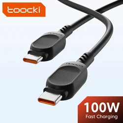Toocki 60W/100W PD Cable Type C To Type C Fast Charging 5A Data Cord For Macbook iPad Samsung Xiaomi Huawei USBC To USB C Cable
