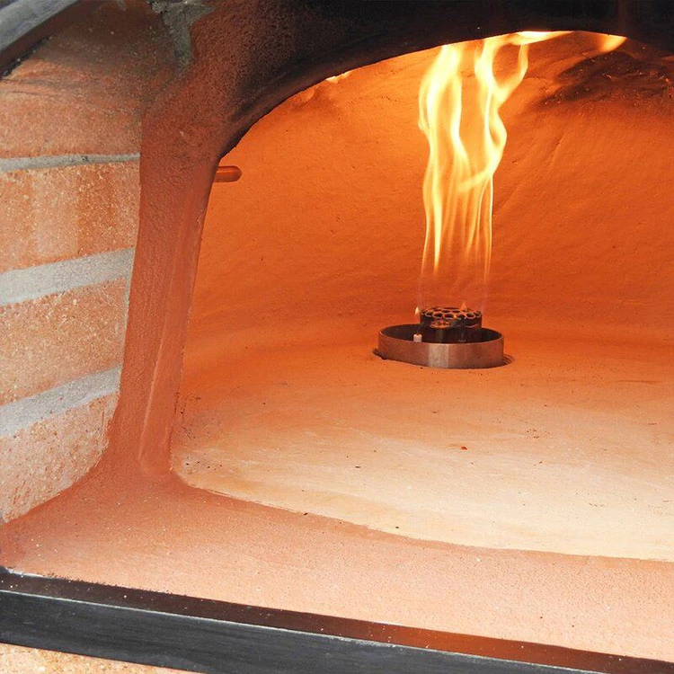 Natural gas liquefaction microsystem for industrial pizza stoves