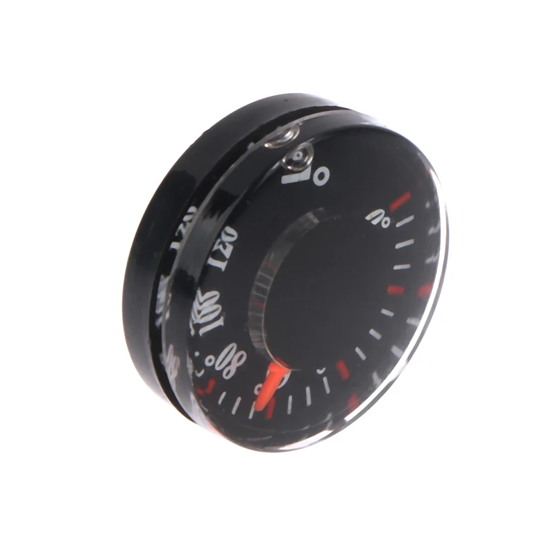 1Pc Mini Round Diameter 20mm Outdoor Waterproof Plastic Circular Car Thermometer pointer Degrees Fahrenheit Thermometer