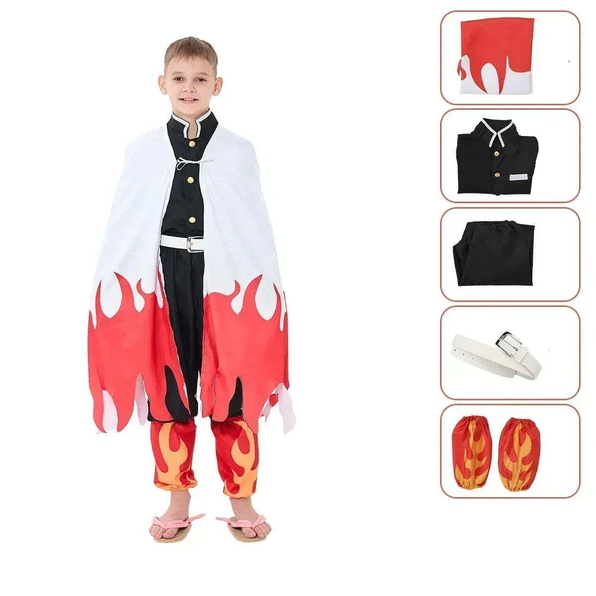 2025 Halloween Anime Demon Slayer Kamado Tanjirou Tomioka Giyuu Agatsuma Zenitsu Rengok Kyoujurou Cosplay Costumes Kimono