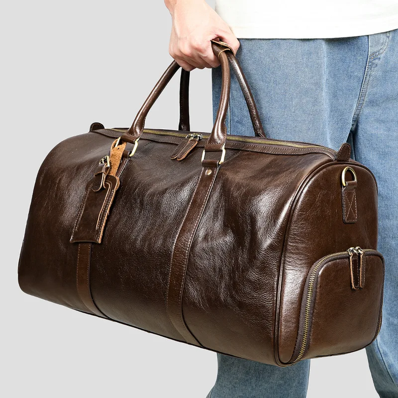 Men's short-distance travel bag, large capacity moving luggage bag, business trip hand luggage bag, male
