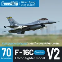 Freewing 70mm F-16 Fighting Falcon V2 Air Superiority Camouflage RC Jet EPO Foam 6CH with Gyro for Beginner/Advanced Pilot