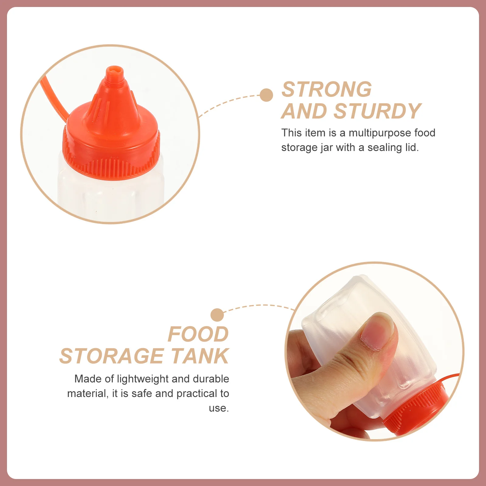 

1 Set Squeeze Bottle Kit Reusable Plastic Condiment Containers For Bbq Sauce Oil Ketchup Mustard Mayo Hot Sauce Maple Syrup