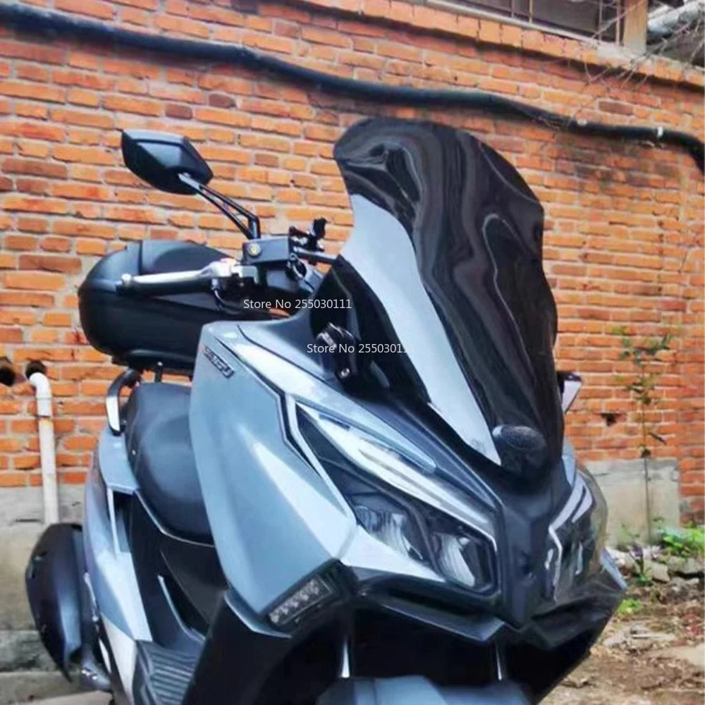 Motorcycle front windshield with raised windscreen front glass windproof accessories For KYMCO CT250 CT 250 CT-250 2023 2024 view 2