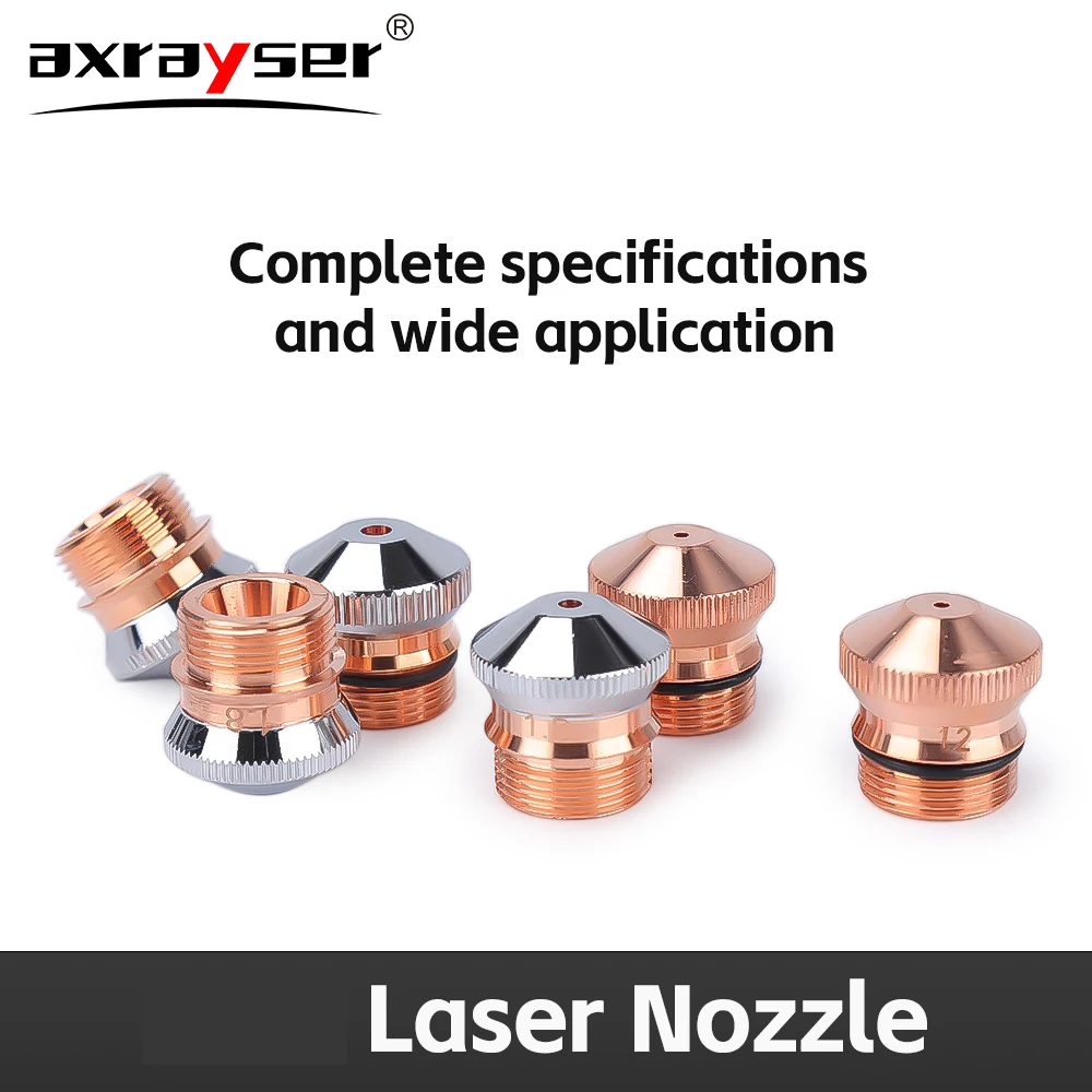 Laser Nozzle M12 D15/D17 Single Double Layer Chrome plating Nozzle Caliber 0.8-5.0 For Fiber Laser Cutting Head