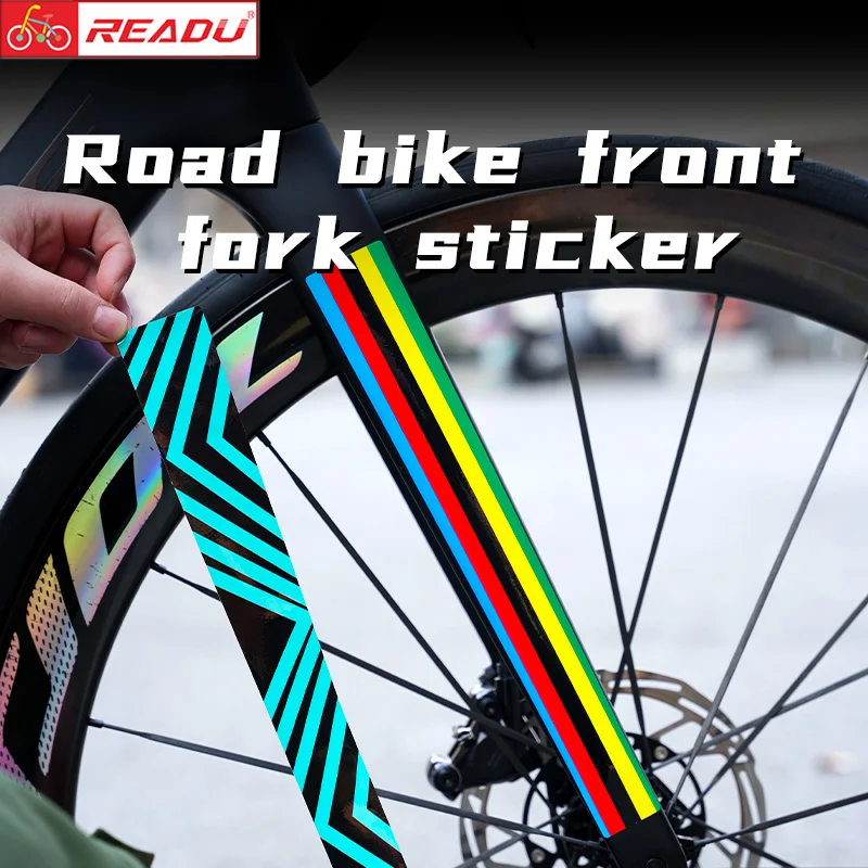 

READU Bike front fork sticker Road bike front fork decals Waterproof and scratch resistant decorative decal Bike Stickers