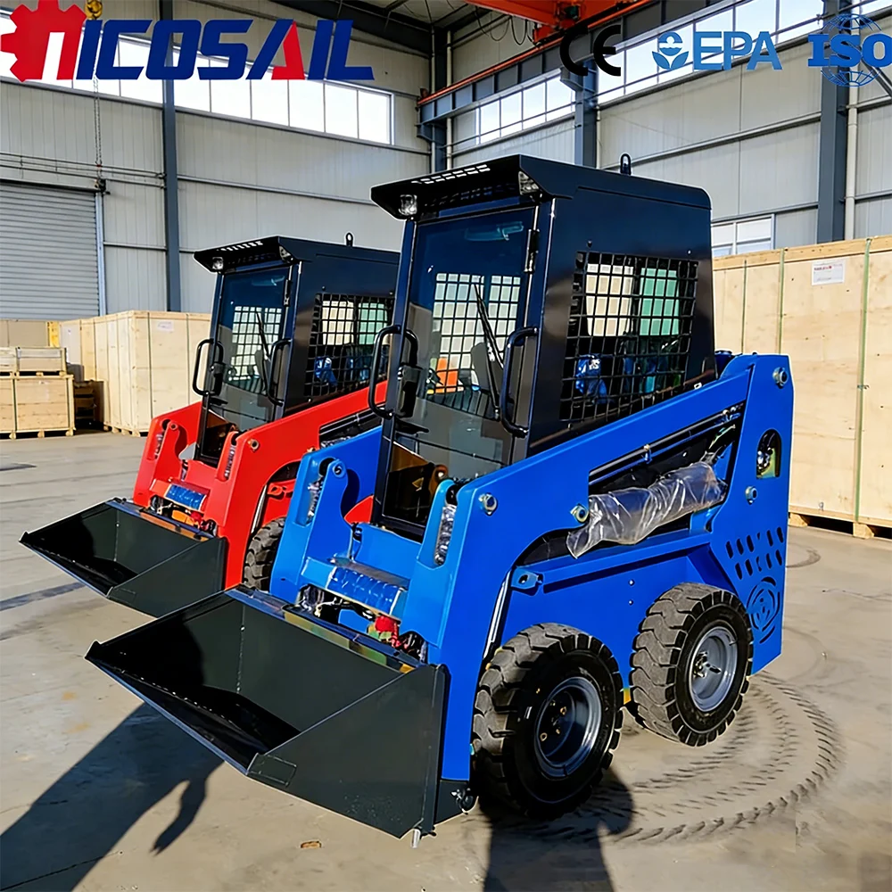 

Компактный мини-погрузчик с сертификатом CE, стандарт Евро-5, высокая мощность, простое управление, для сельского хозяйства и ландшафтных работ