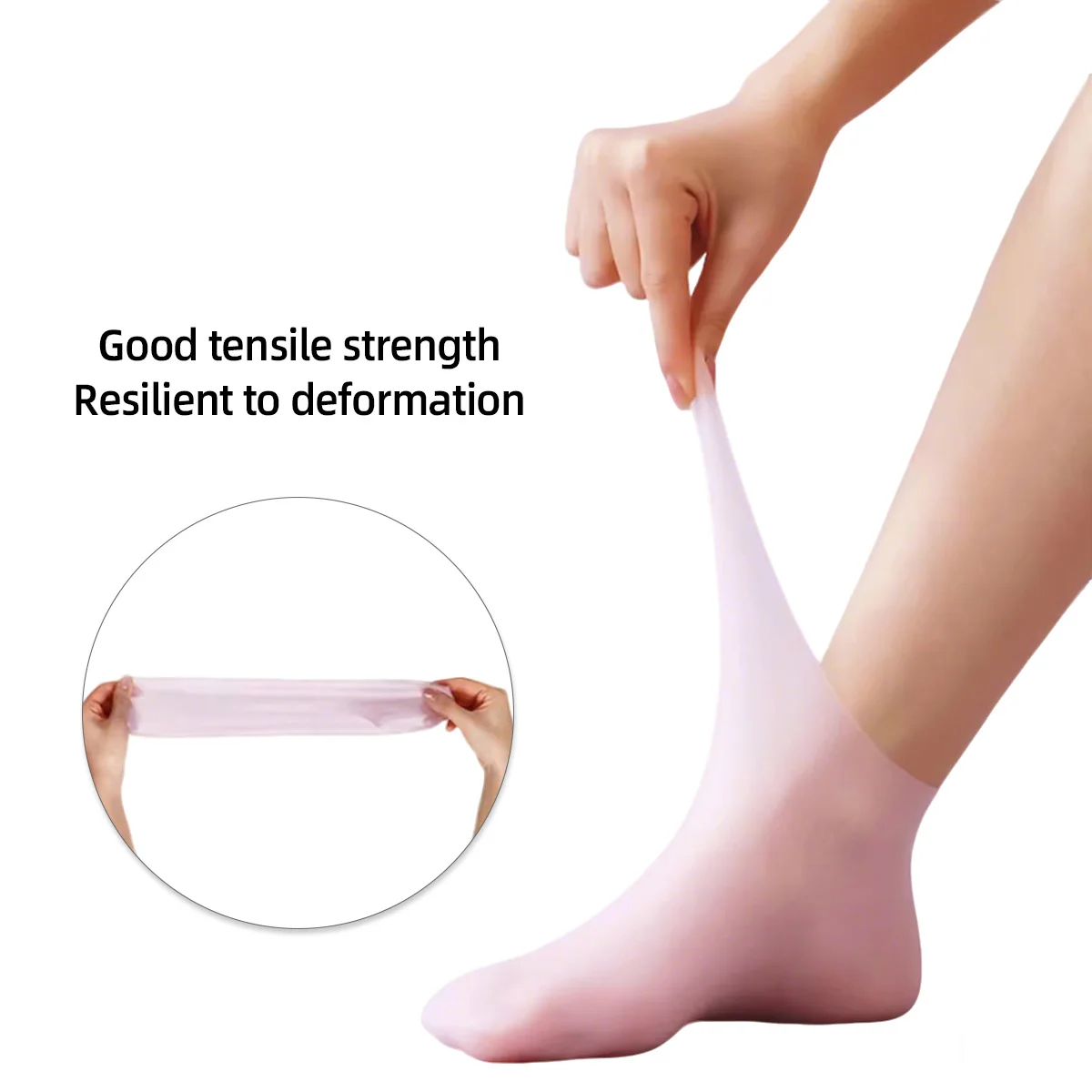 Chaussettes hydratantes en Silicone pour les pieds, soins des pieds secs et craquelés, Gel de Massage, Anti-fissure, hydratant, essentiel pour la maison