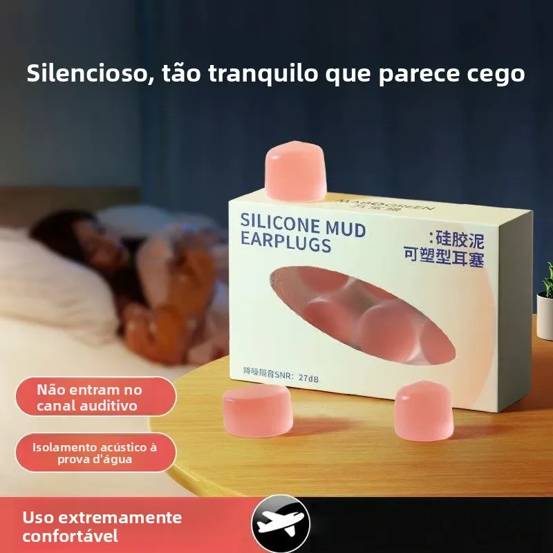 睡眠用耳栓-騒音軽減-防水-女の子専用-耳保護-学習ツール-超防音-静音デバイス