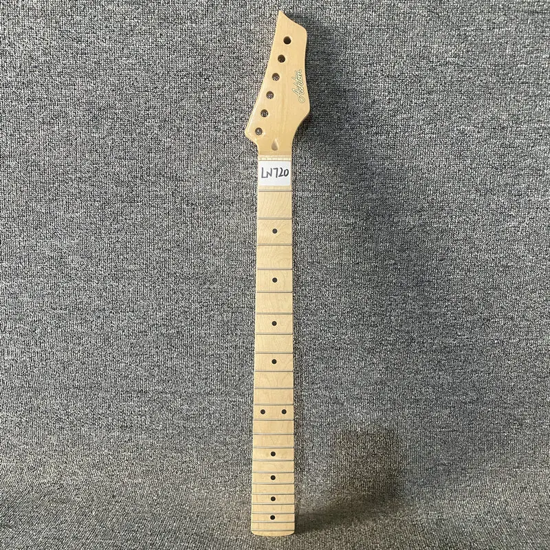 LN720  Original Ashton 6 String Electric Guitar Unfinished Tremolo Guitar Neck 22 Frfets Glossy Maple Right Hand