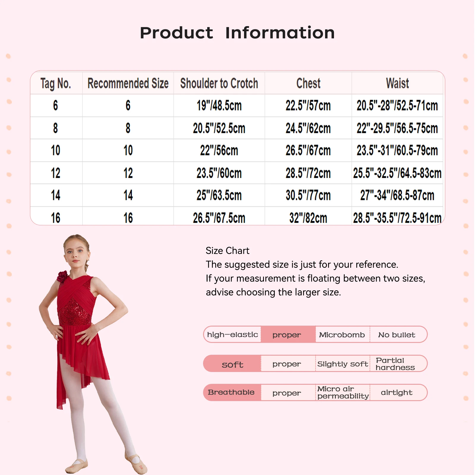 Girls Ballet Lyrical Modern Dance Dress Sleeveless Shiny Rhinestones Dress Gymnastics Ice Skating Performance Dancewear