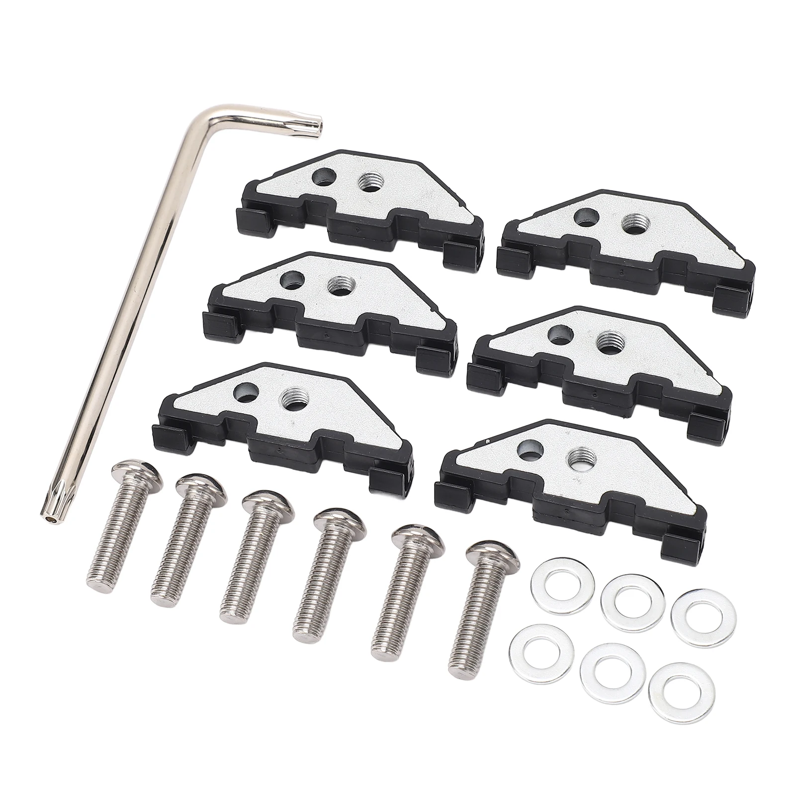 

Hard Top Retainer Nut with Clip Vibration Reduction Quiet Operation for Jeep Wrangler JK JKU 07-18, Roof Accessory