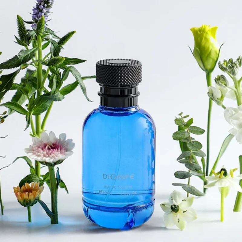 

Женская парфюмерная вода Blue Myrtle с цветочным принтом, 60 мл — чистый свежий и элегантный аромат — долговечная заметка из жасминовой розы и кедрового дерева