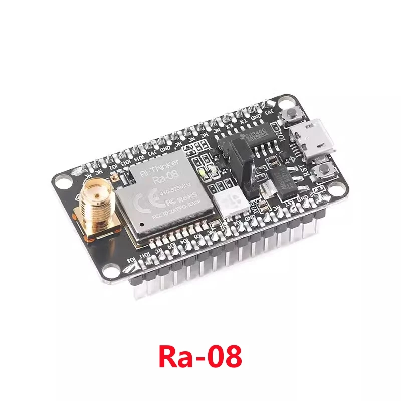 Imagem -02 - Placa do Desenvolvimento do Módulo do rf com Interface Externa Mcu Sma da Antena Ra08 Ra-08h rf 410525mhz 803-930mhz Asr6601