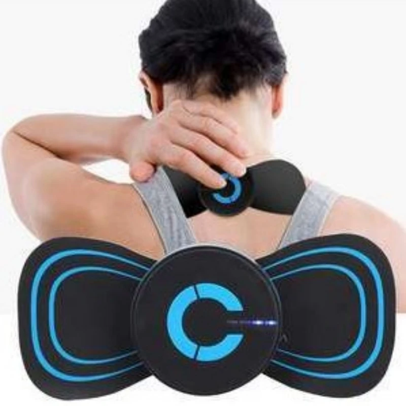 Neck Stretcher Electric Massager Cervical Massage Patch Pulse Muscle Stimulator Portable Relief Pain Neck Massage Instrument