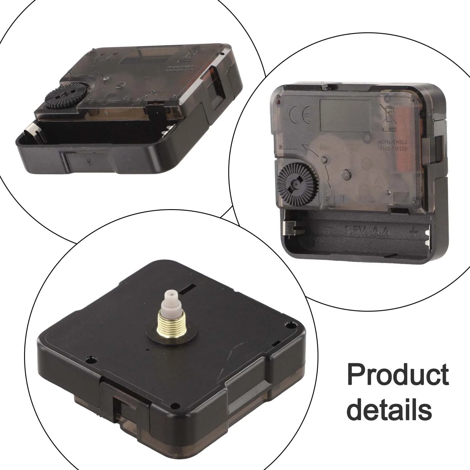 For DIY Clock Movement Silent Quartz Mechanism with 13mm Shaft and 5 5mm Thread Length Great for Crafts and Repairs