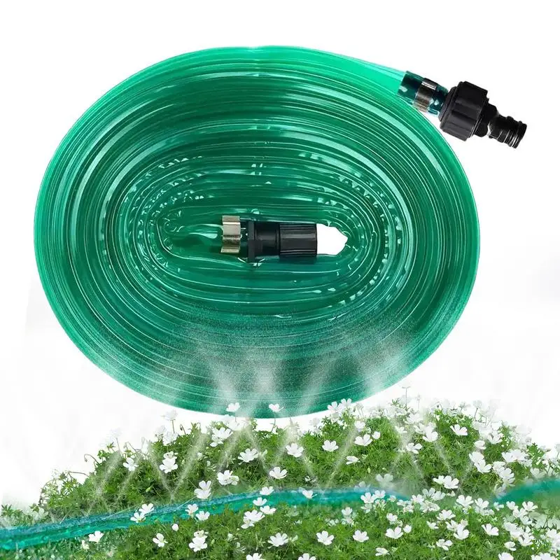 New Soaker Hose Flexible PVC Sprinkler Soaker Hose with Holes Plant Waterer Irrigation Hose Lightweight Garden Watering System