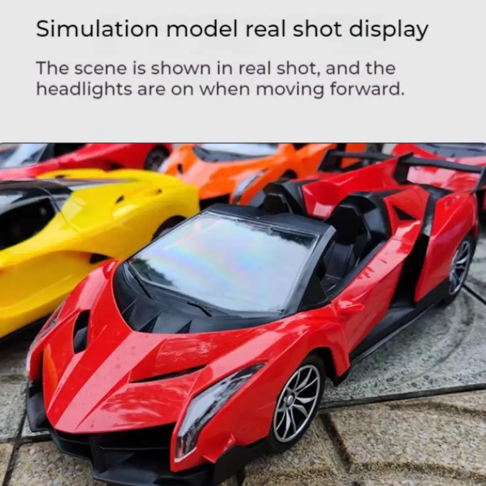 

Steering Wheel Remote Drift RC Car USB Charge LED Light Remote Control Car Four-Way Drift Electronic Vehicle