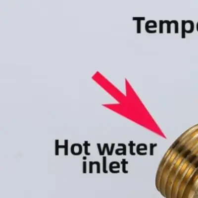 Adjustable Temperature Valve Hot Cold Water Regulator Home Bathroom 1 2 Inch Interface Integrated Water Flow Control