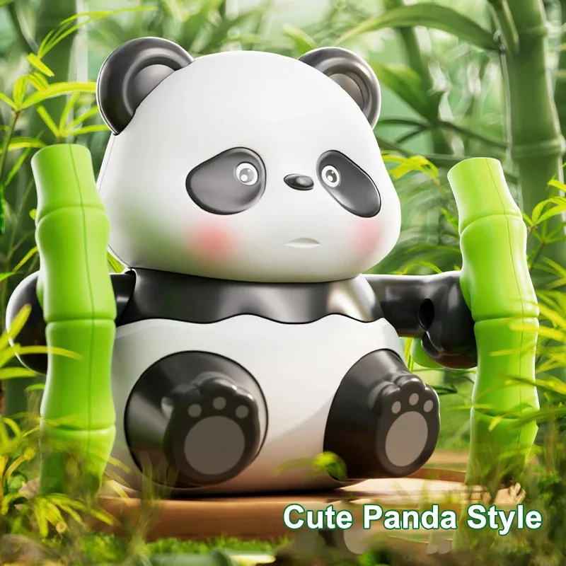 1 Opwindbare Panda Autodecoratie Dierenfeest Klein cadeau Beweegbare opwindbare Panda Speelgoedcadeau