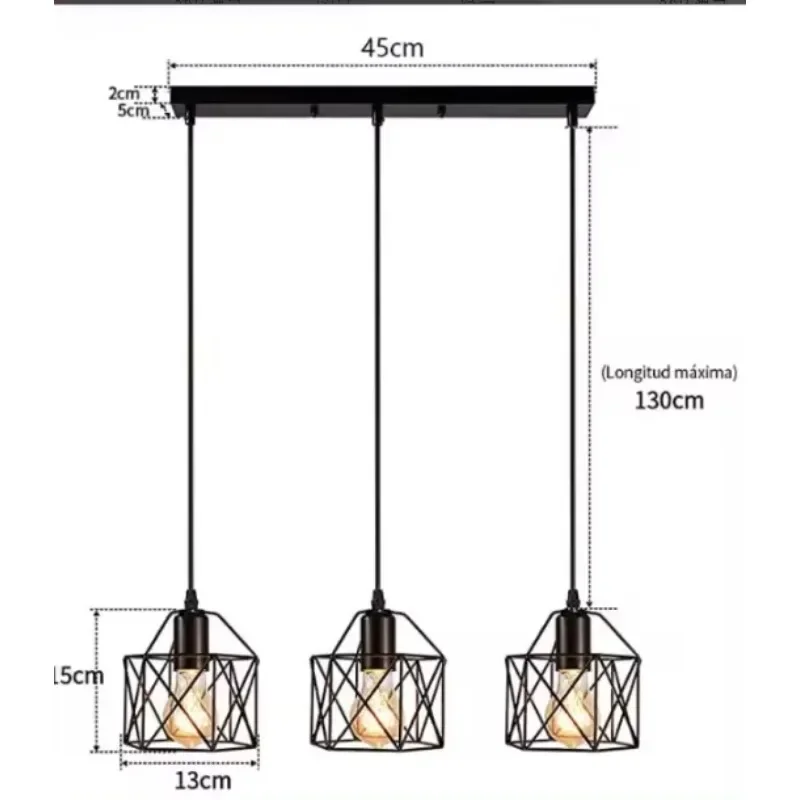 Imagem -04 - Restaurante Nórdico Lustre Led Estilo Industrial Simples Moderno Personalidade Criativa Retro de Cabeças Bar e Corredor Lustre Pequeno