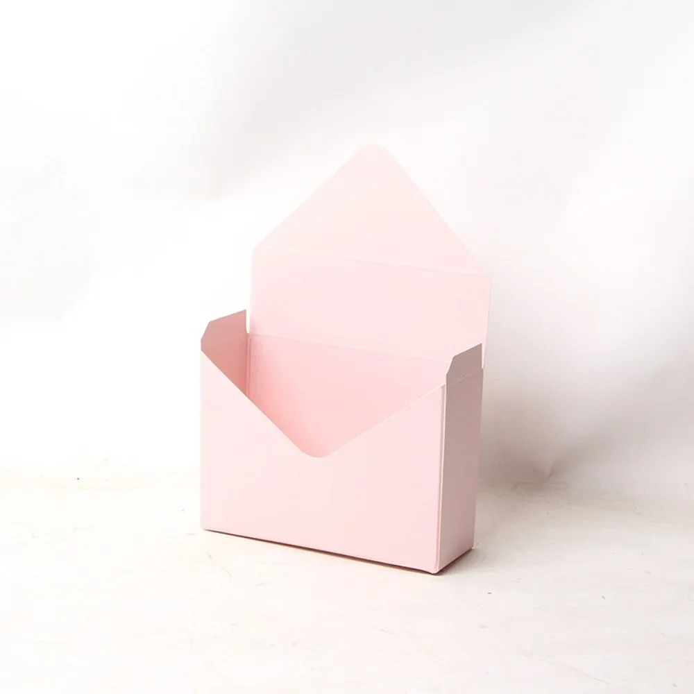 

Gifts Folding Valentine Envelope Boxes Empty DIY Flower Bouquet Package Stripes Bouquet Envelope Box Valentine's Day