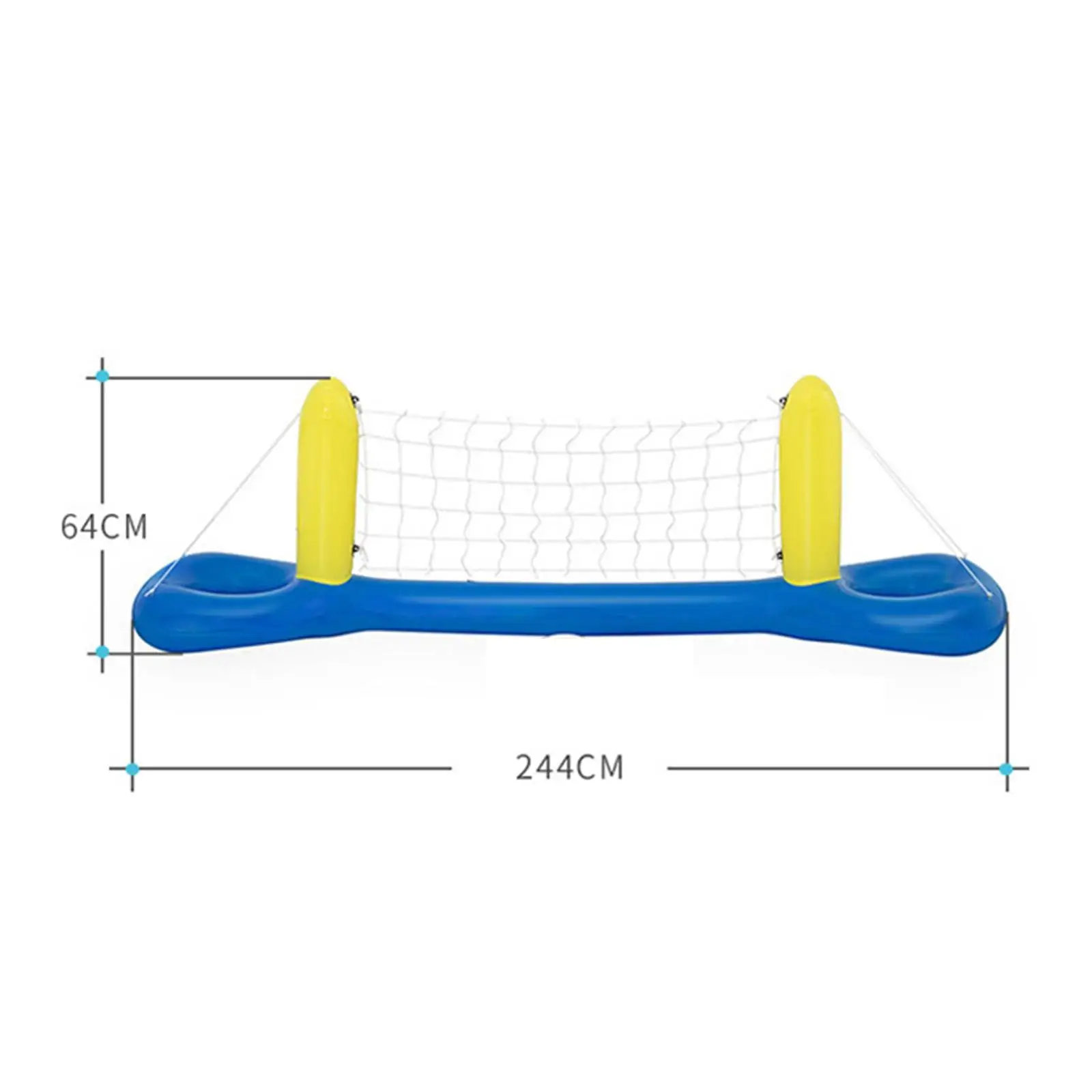 Inflatable Pool Volleyball Set Inflatable Volleyball Ball, PVC Party Poolside Outside Inflatable Swimming Pool Games for Kids