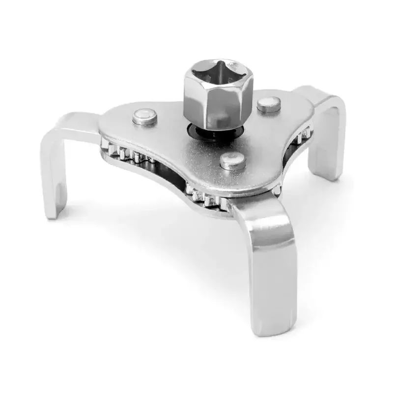 New universal flat three claw oil grid disassembly tool for automobiles Three filter wrench Filter