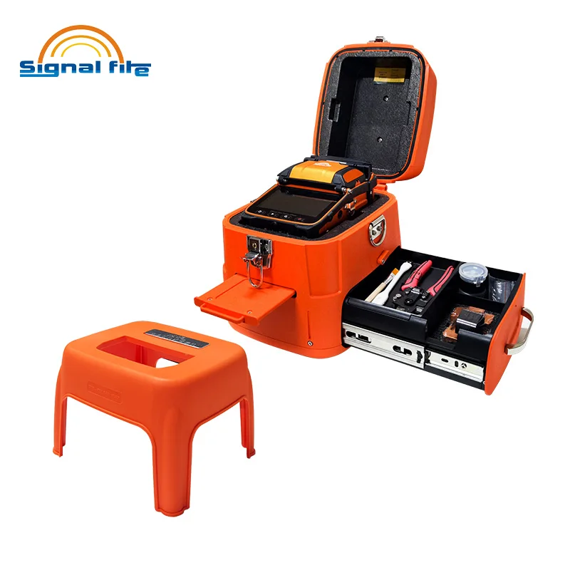 

Signal Fire Ai9 Splicing Machine Original Factory Optical Fiber Fusion Splicer With PM VFL With Toolcase Bench Design