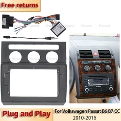 9/10 Inch Car Radio Frame Kit For Volkswagen Touran 2004 2005 2006 2007 2008 Auto Stereo Center Console Holder Fascia Trim Bezel