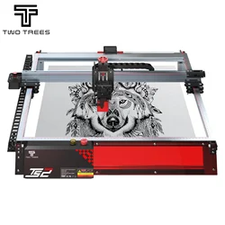 TwoTrees TS2 Laser Engraver Wifi Offline Control Laser Printer Cutting Tools For Acrylic MDF Wood Metal Engraving Size 450x450mm