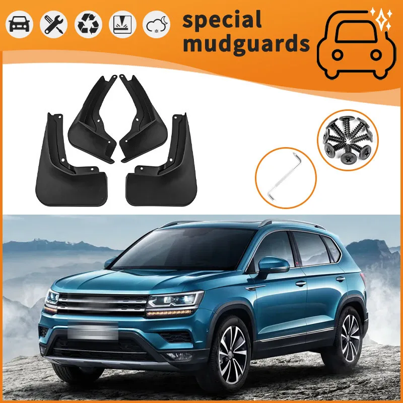 

For 19-22 Volkswagen Tharu models Mudguards Fender Mudflaps Front Rear Flares Splash Guards Cover Car Accessorie