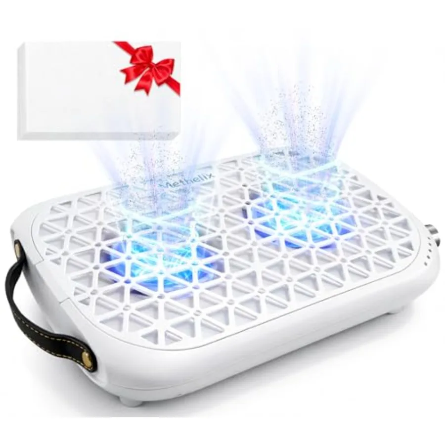 

Пылесборник для маникюра с двойным турбонаддувом 1600PA Pro, малошумный вакуумный вентилятор с быстрой заменой 30 сменных фильтрующих элементов