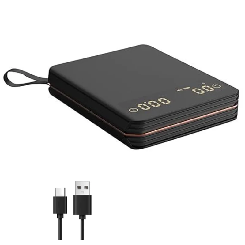 Balance à café numérique LED avec minuterie, 0.1G/2KG, haute précision, balance de cuisine électronique pour pesage des aliments, expresso, meilleure vente