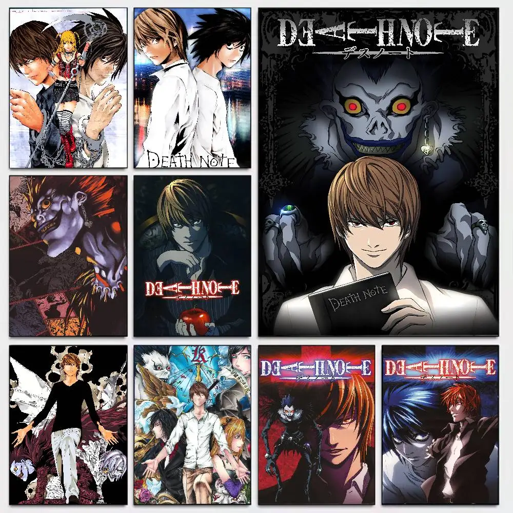 Hot Blooded D-Death Note Anime Poster Art With Prints Home Bedroom Living Room Decoration Gift
