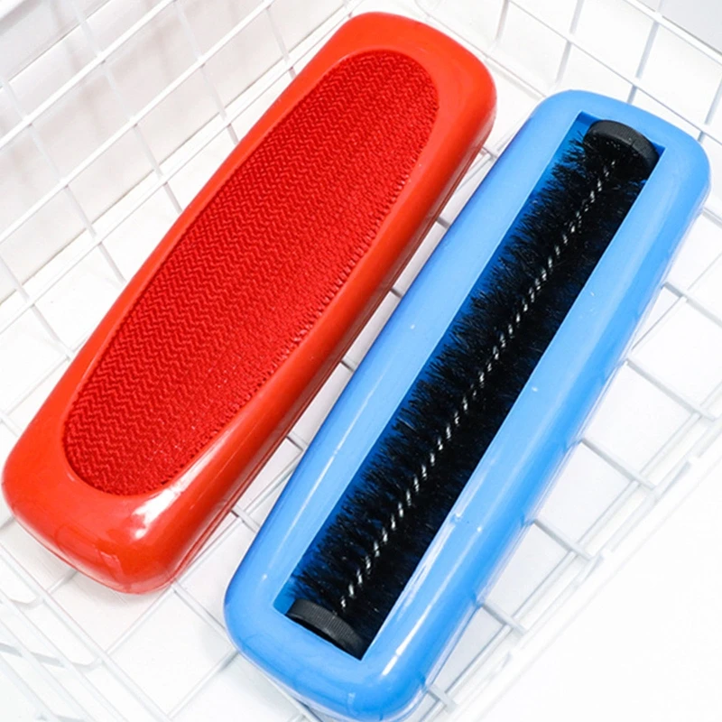 Plastic Table Crumb Sweeper Brush Double Sided Brush Pet Hair Fluff Cleaner Tool