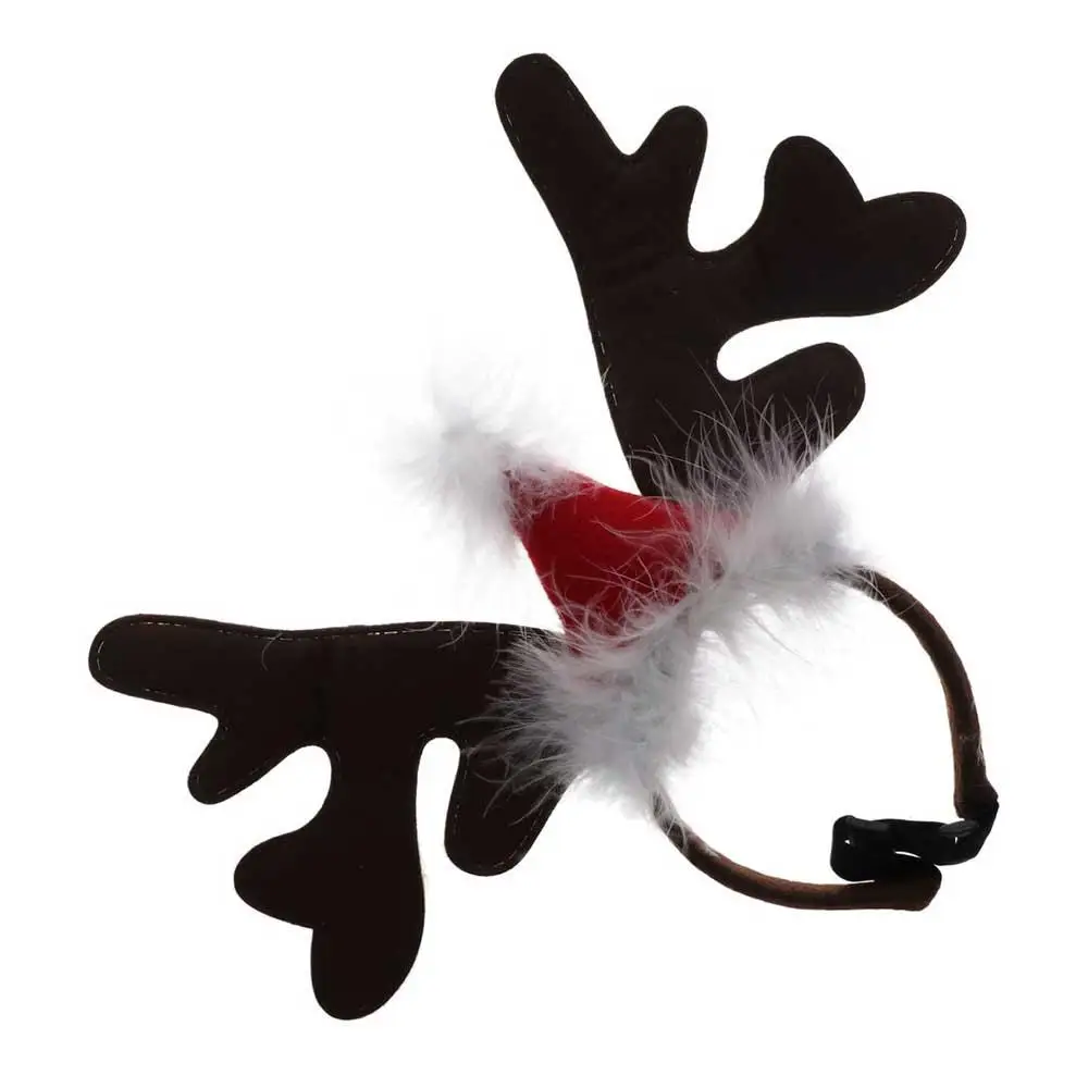 Christmas Pet Headband Deer Horn Hat Costume Dog Puppy Cat Cosplay Party Dress Up Product Pet Supplies