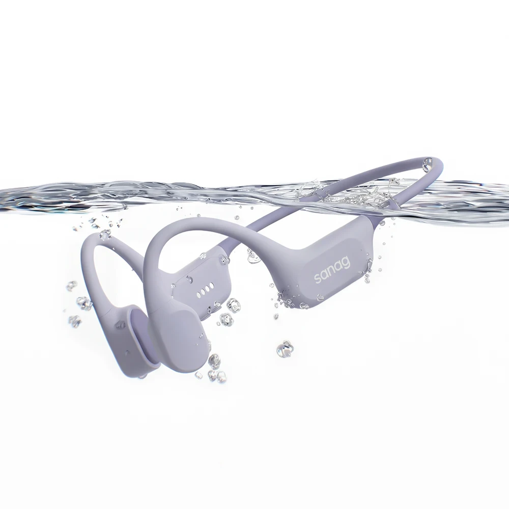 Sanag B77S IPX8 Zwemmen Koptelefoon Beengeleiding Bluetooth Hoofdtelefoon Flash-verkoop 64GB Geheugen MP3 Speler Draadloze Headset