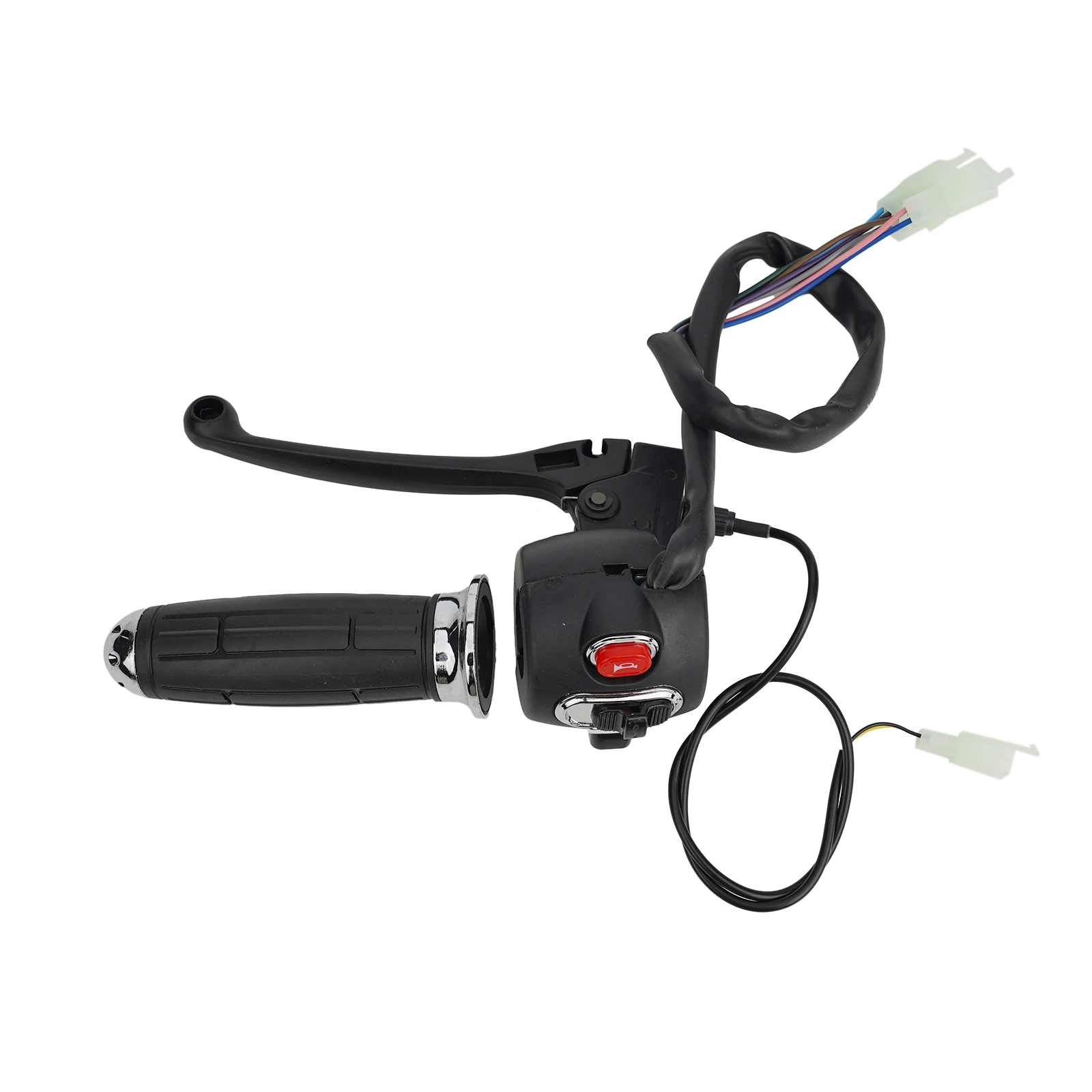 

Скорость дроссельной заслонки для электрического скутера 12 В 72 В со встроенной фарой и указателем поворота Идеально подходит для замены электронного велосипеда