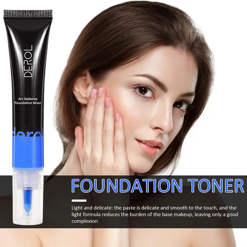 Corrector de Color naranja, Base de maquillaje blanca, Corrector de Color ligero, maquillaje para personalizar la Base de la piel, autoajustable