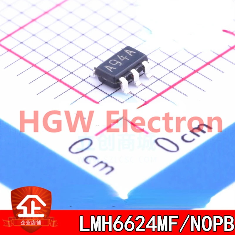 

10pcs New and original LMH6624MF/NOPB LMH6624MF LMH6624 Screen printing:A94A SOT23-5 Operational amplifier chip LMH6624MF SOT23