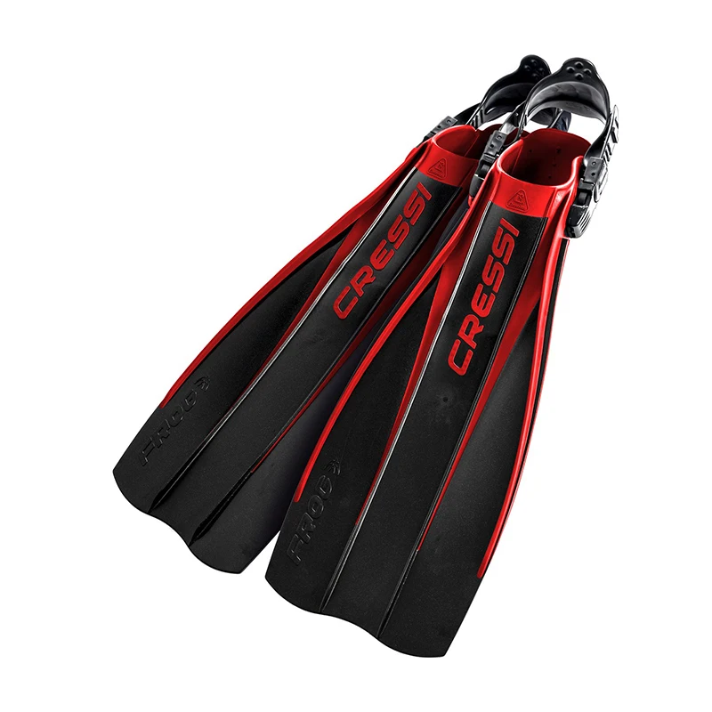 Cressi Frog Fins voor duiken en snorkelen met verstelbare riem Klassiek ontwerp Unisex volwassenen