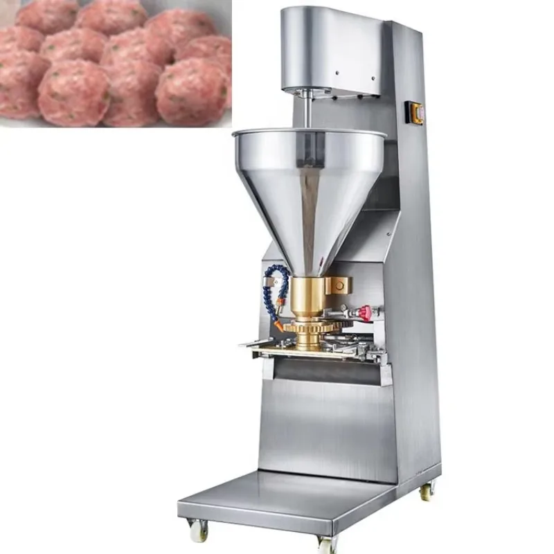Máquina automática de fazer bolinhas de carne de peixe redonda Máquina de fazer almôndegas Máquina de fazer almôndegas